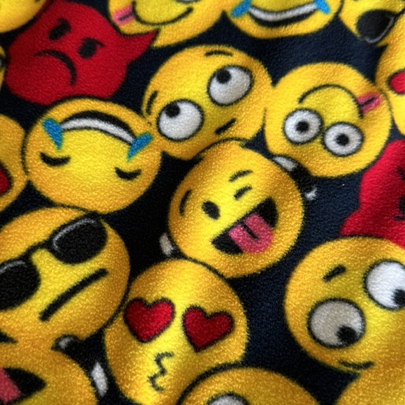 Croft & Barrow Emoji Fleece Pajama Pants - Picture 3 of 4